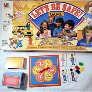 VTG "Let's Be Safe" Milton Bradley Board Game ● Joan Lunden ● 1986 ● COMPLETE